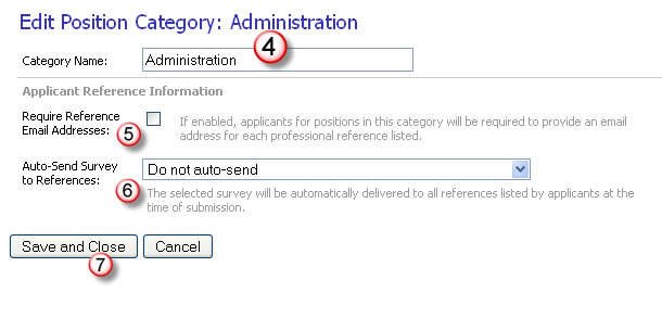 Edit Category